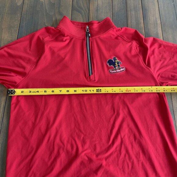 Men's Cutter & Buck Red Delaware Fightin' Blue Hens Adapt Eco Knit Size M (N8) - Picture 6 of 8